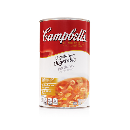 CAMPBELLS Condensed Soup Red & White Vegetarian Vegetable Soup 50 oz., PK12 000001156